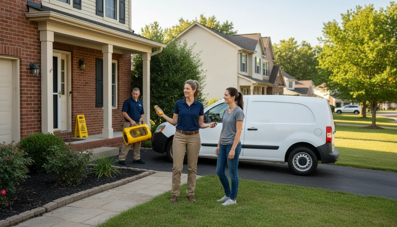 Residential water damage restoration in Amherst, NY